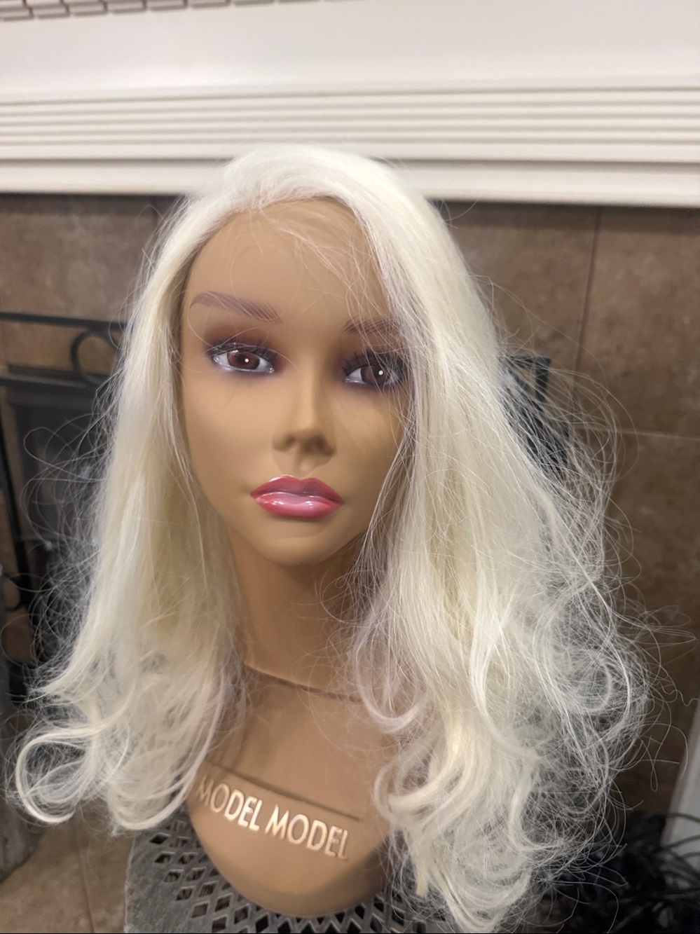 Blonde Lace Front Wig - Soft Wavy Women Hair